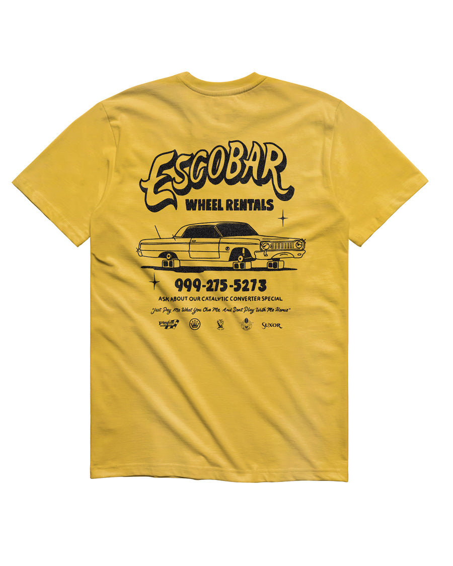 WHEEL RENTALT-Shirt (Mustard)