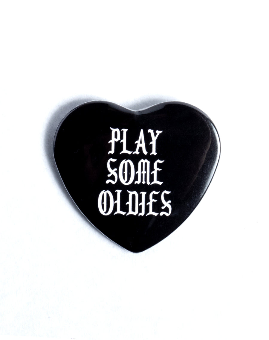 Oldies heart pin