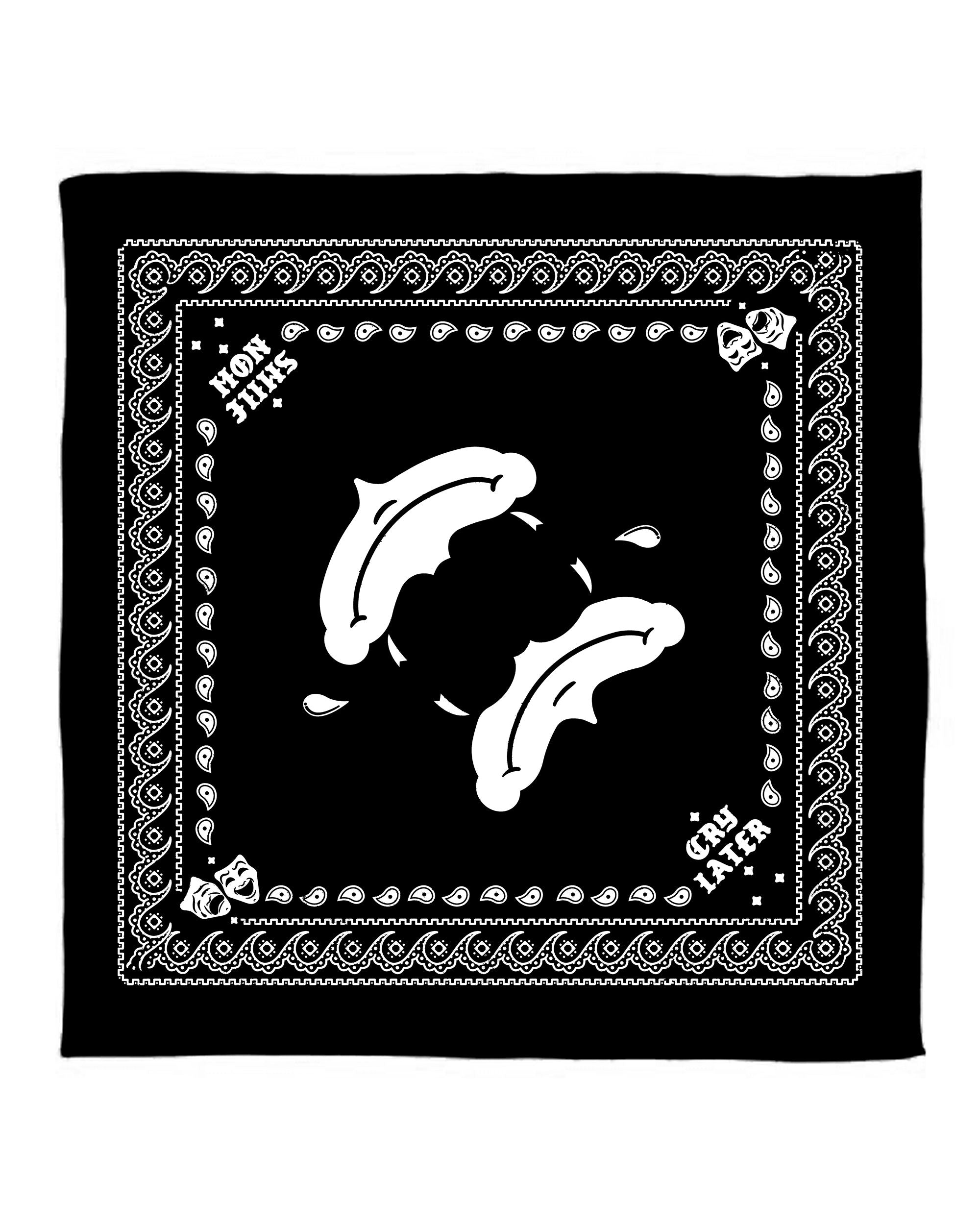 Smile Now Cry Laters Bandana (Black)