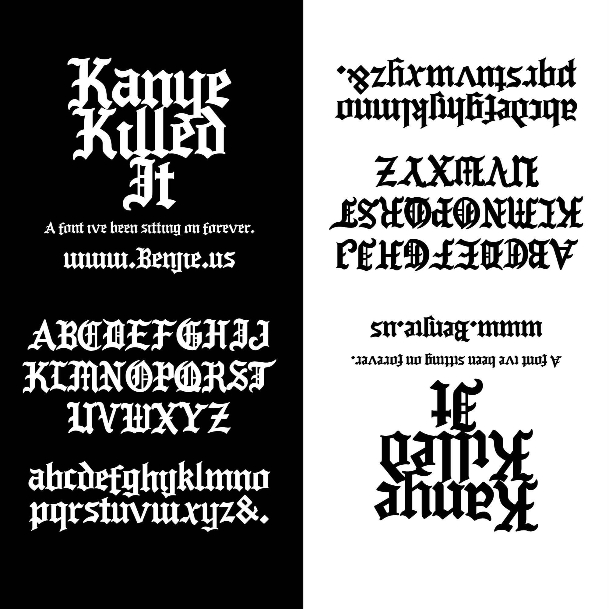 FREE Kanye Killed It (Font)