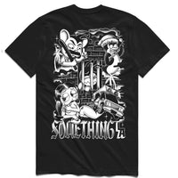Something LA Characters T-Shirt (Black)