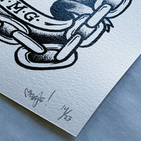WEGMG Flash Sheet Signed & Numbered Serigraph